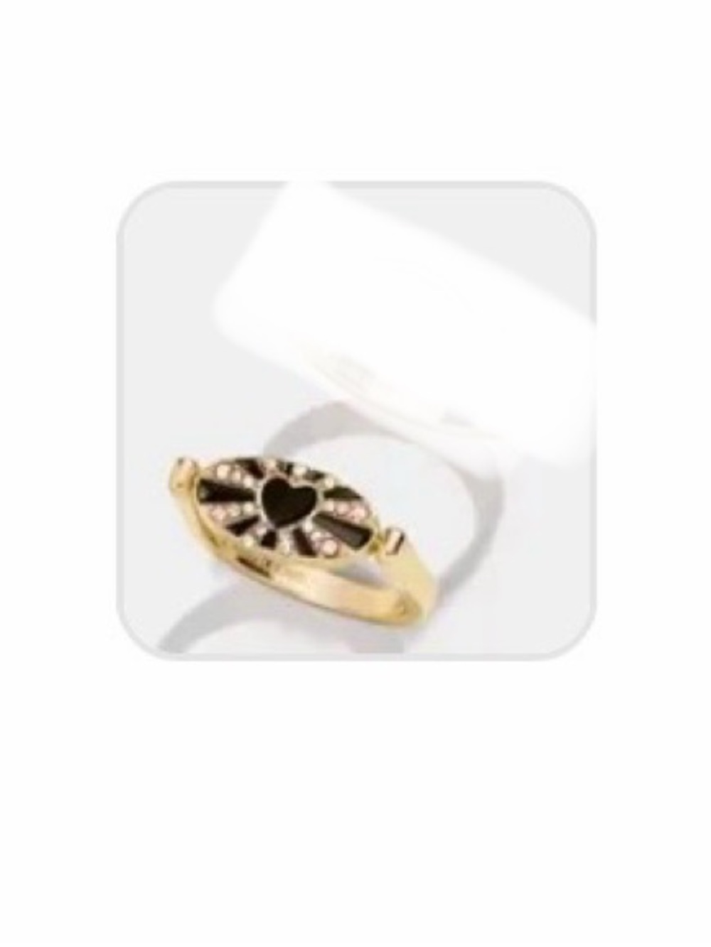 Baublebar reversible heart ring